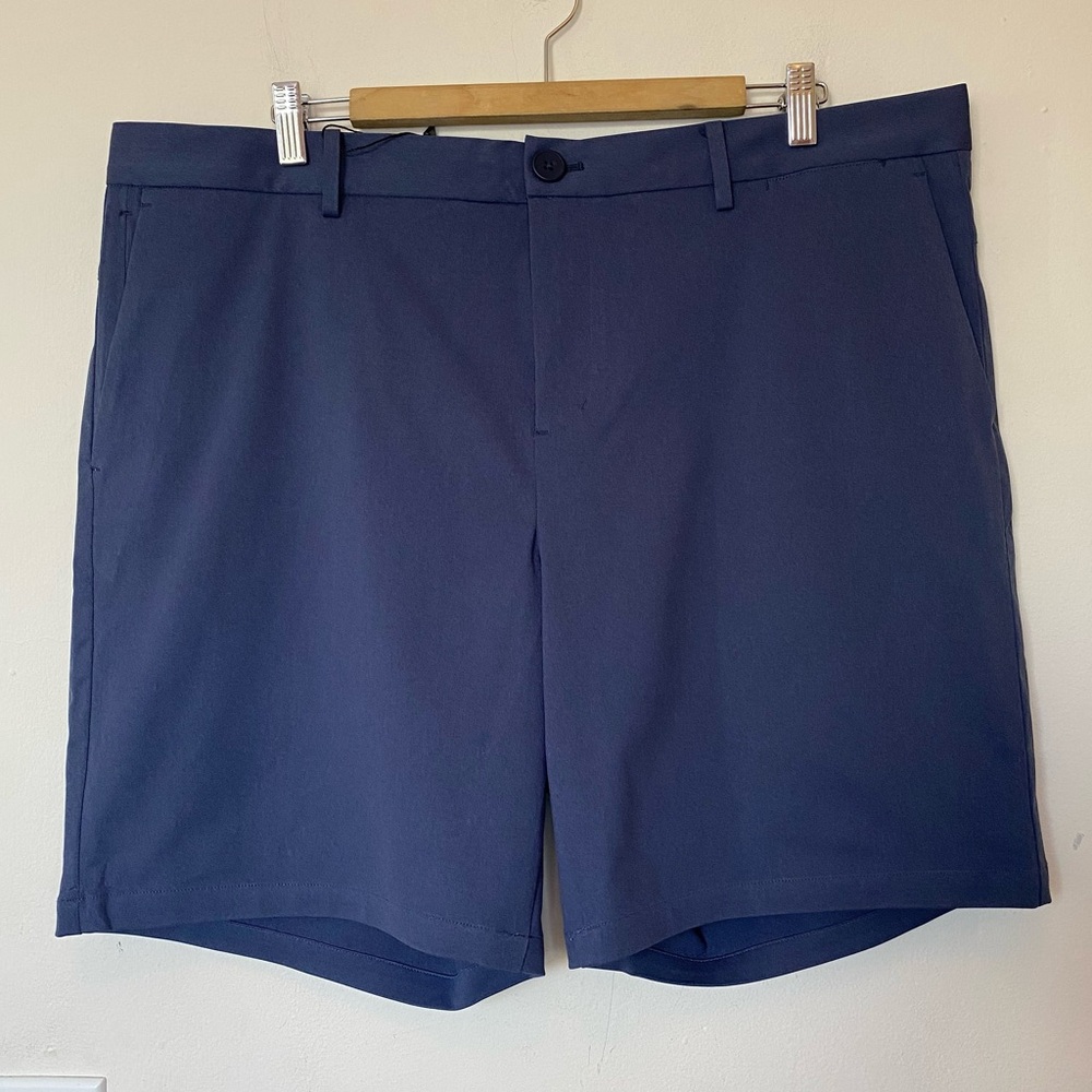 MINISTRY OF SUPPLY NEW Men’s Kinetic Button Up Shorts 7” Blue Sz 40
